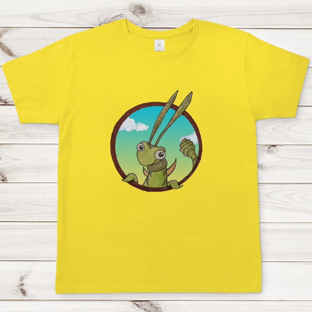 Herren T-Shirt Kabbelcrew Dornschrecke Kasimir