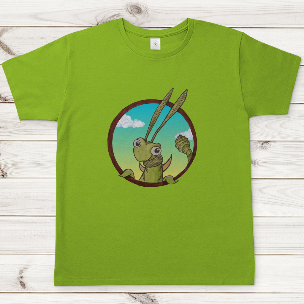 Herren T-Shirt Kabbelcrew Dornschrecke Kasimir