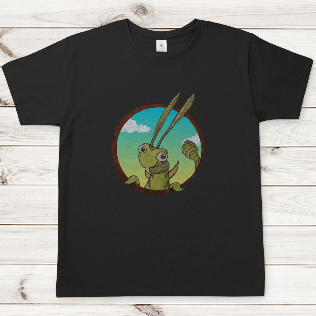 Herren T-Shirt Kabbelcrew Dornschrecke Kasimir