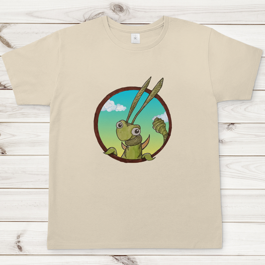 Herren T-Shirt Kabbelcrew Dornschrecke Kasimir