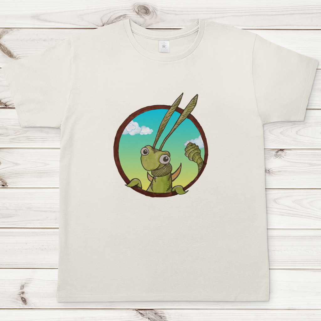 Herren T-Shirt Kabbelcrew Dornschrecke Kasimir