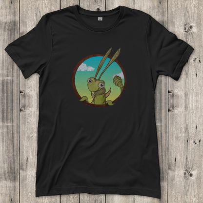 Damen T-Shirt Kabbelcrew Dornschrecke Kasimir