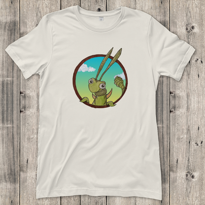 Damen T-Shirt Kabbelcrew Dornschrecke Kasimir