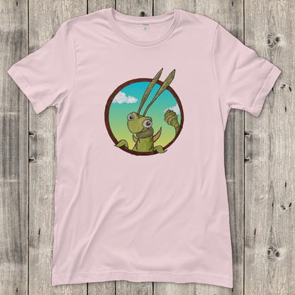 Damen T-Shirt Kabbelcrew Dornschrecke Kasimir
