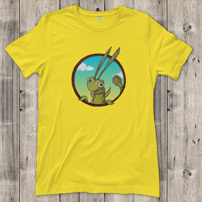 Damen T-Shirt Kabbelcrew Dornschrecke Kasimir
