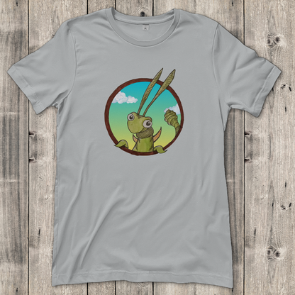 Damen T-Shirt Kabbelcrew Dornschrecke Kasimir