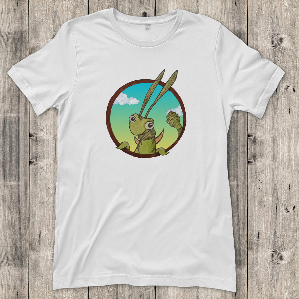 Damen T-Shirt Kabbelcrew Dornschrecke Kasimir