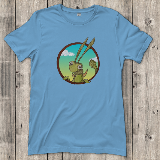 Damen T-Shirt Kabbelcrew Dornschrecke Kasimir