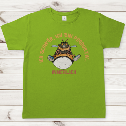 Herren T-Shirt Krabbelcrew Buddi die Hummel