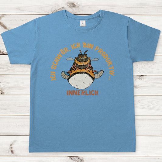 Herren T-Shirt Krabbelcrew Buddi die Hummel