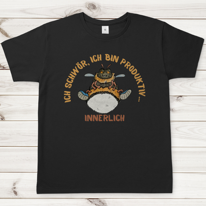 Herren T-Shirt Krabbelcrew Buddi die Hummel
