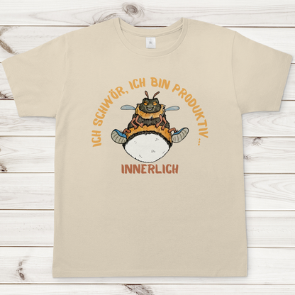 Herren T-Shirt Krabbelcrew Buddi die Hummel