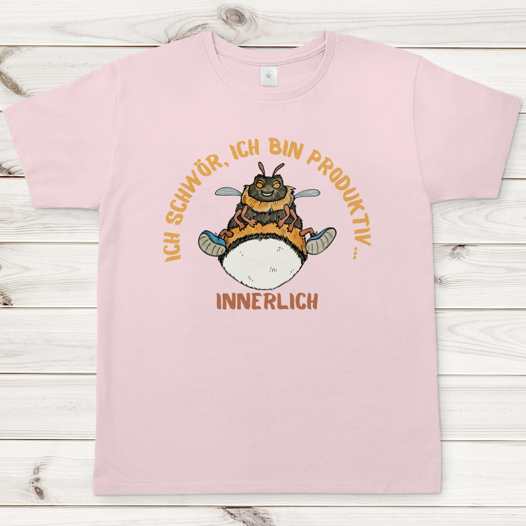 Herren T-Shirt Krabbelcrew Buddi die Hummel