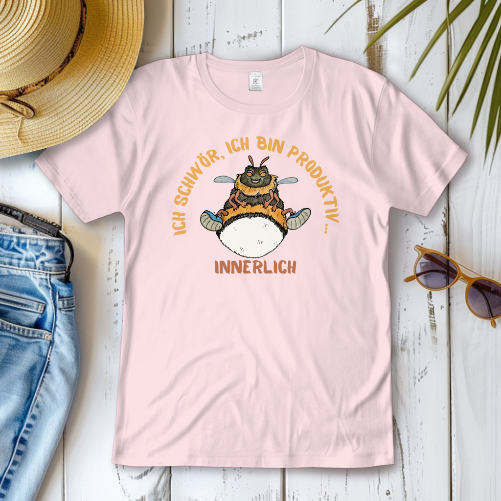 Damen T-Shirt Krabbelcrew Buddi die Hummel