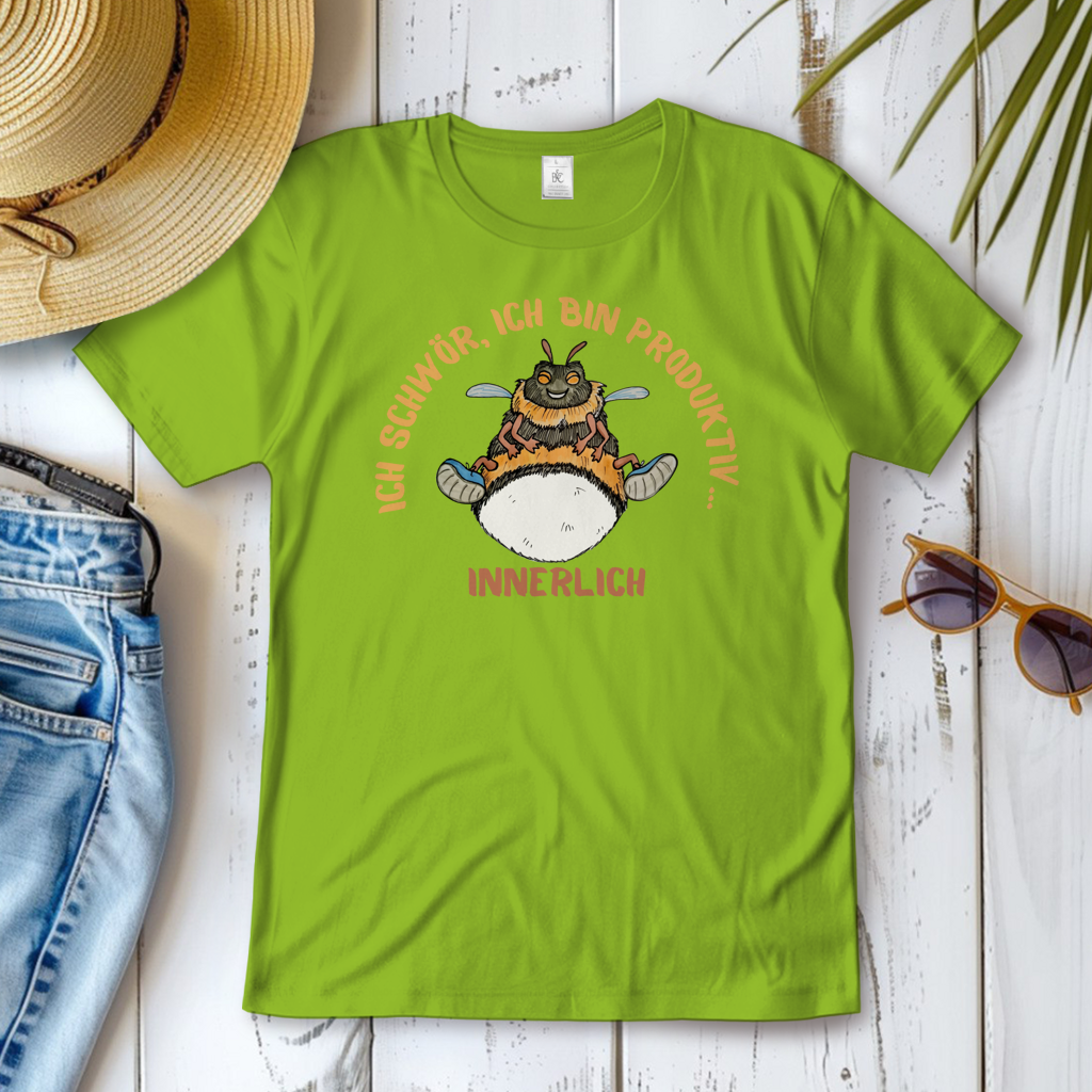 Damen T-Shirt Krabbelcrew Buddi die Hummel