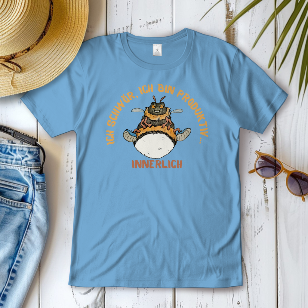 Damen T-Shirt Krabbelcrew Buddi die Hummel