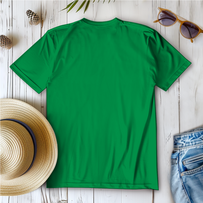 Damen T-Shirt Krabbelcrew Dornschrecke Kasimir liegt auf einem Blatt