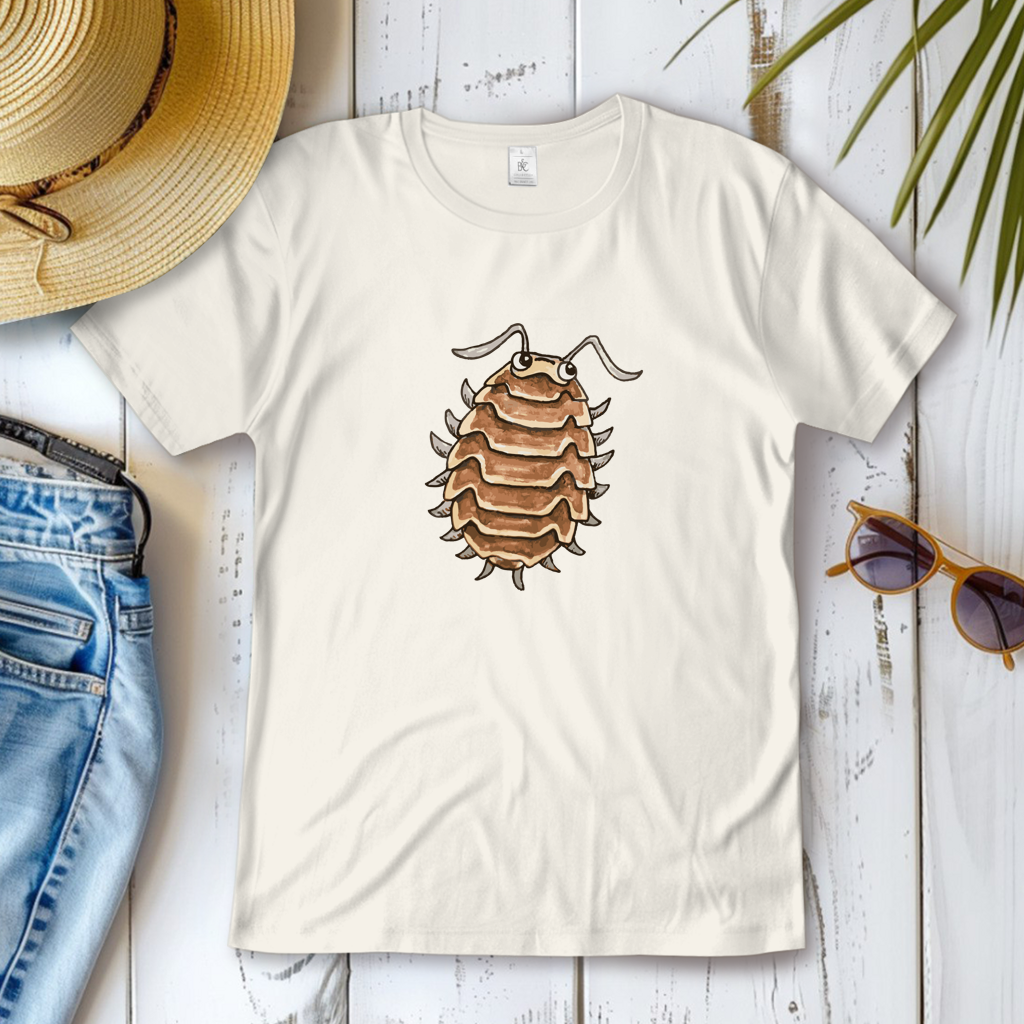 Damen T-Shirt Krabbelcrew Kellerassel