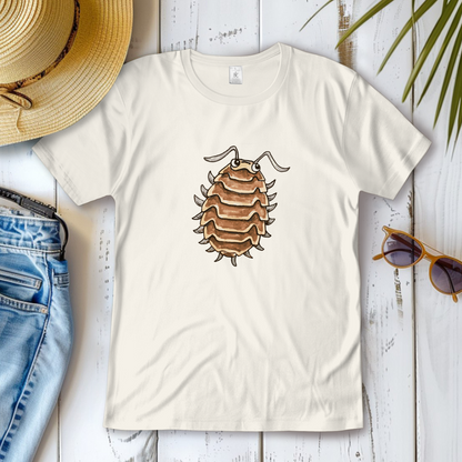 Damen T-Shirt Krabbelcrew Kellerassel