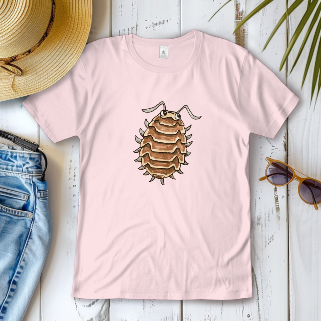 Damen T-Shirt Krabbelcrew Kellerassel