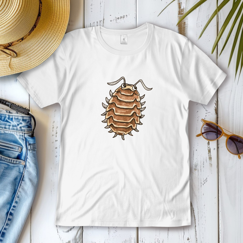 Damen T-Shirt Krabbelcrew Kellerassel