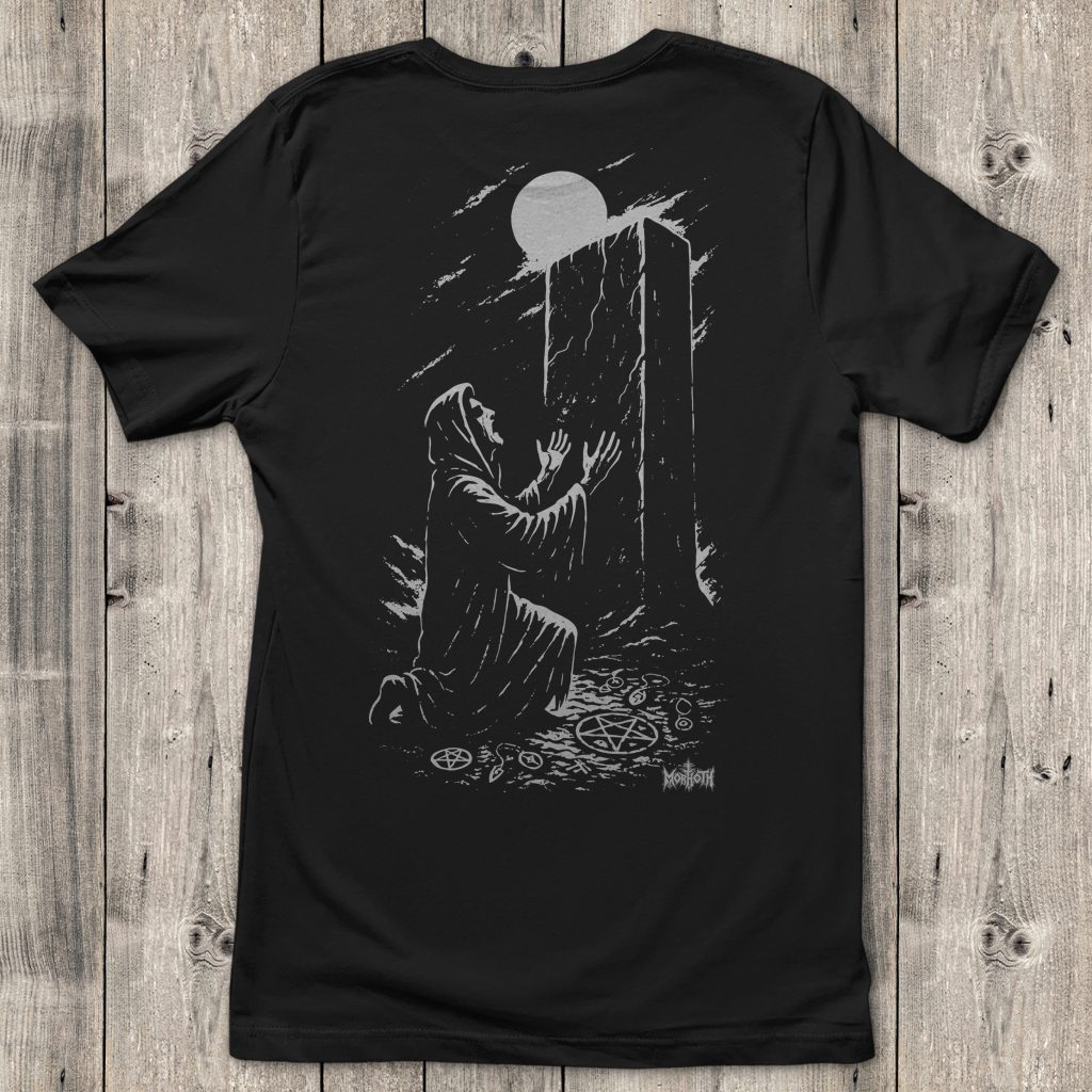 Damen T-Shirt Black Metal Logo Okkultist