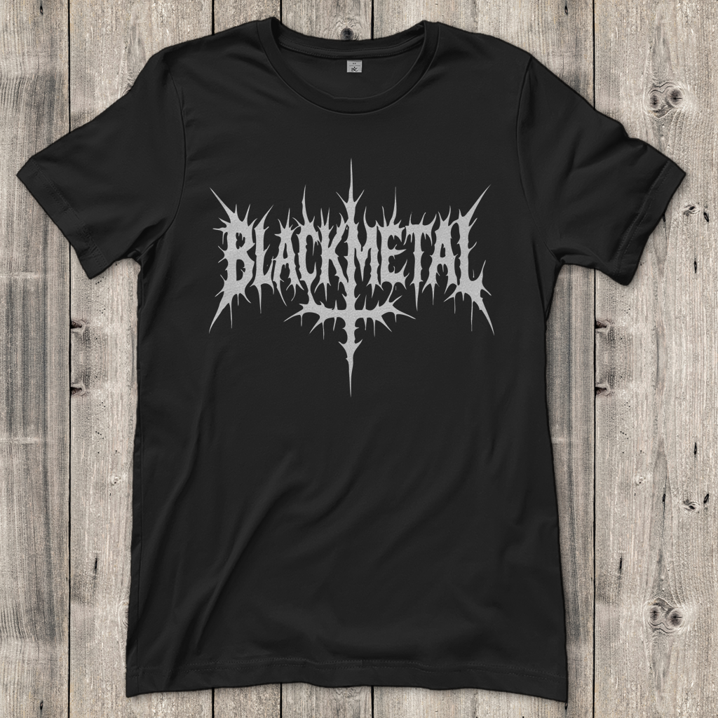Damen T-Shirt Black Metal Logo Okkultist