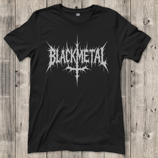Damen T-Shirt Black Metal Logo Okkultist