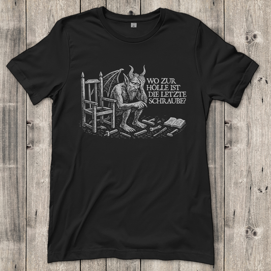 Damen T-Shirt Wo zur Hölle ist die letzte Schraube?