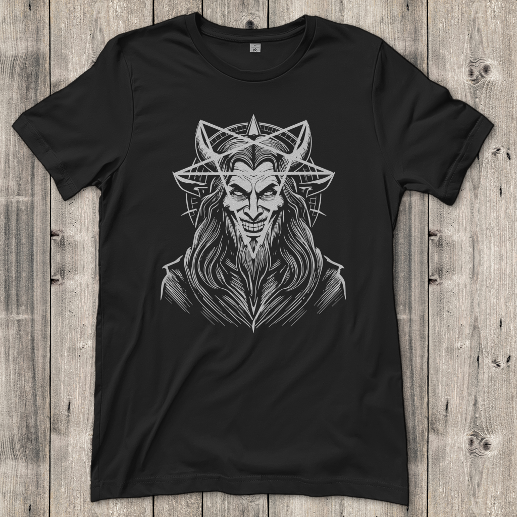 Damen T-Shirt Dämonisches Grinsen – Der Fürst der Finsternis