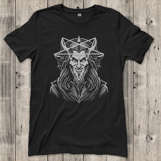 Damen T-Shirt Dämonisches Grinsen – Der Fürst der Finsternis