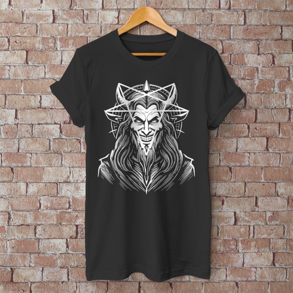Herren T-Shirt Dämonisches Grinsen – Der Fürst der Finsternis