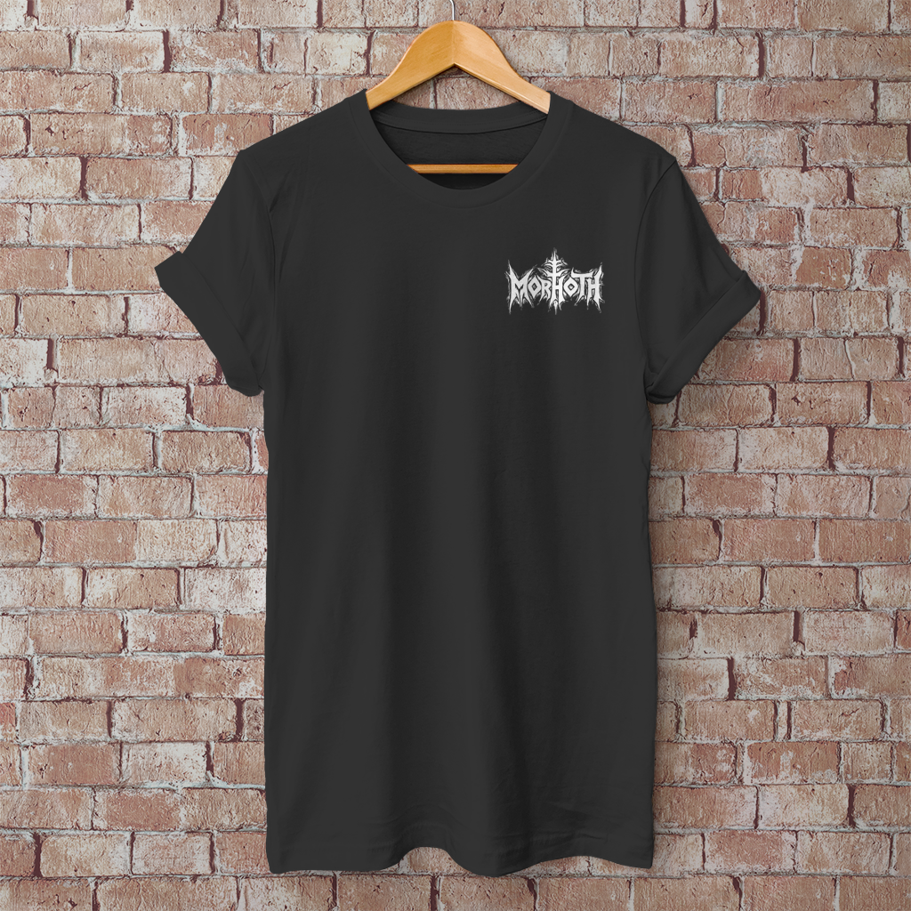 Herren T-Shirt Wald bei aufziehendem Wind