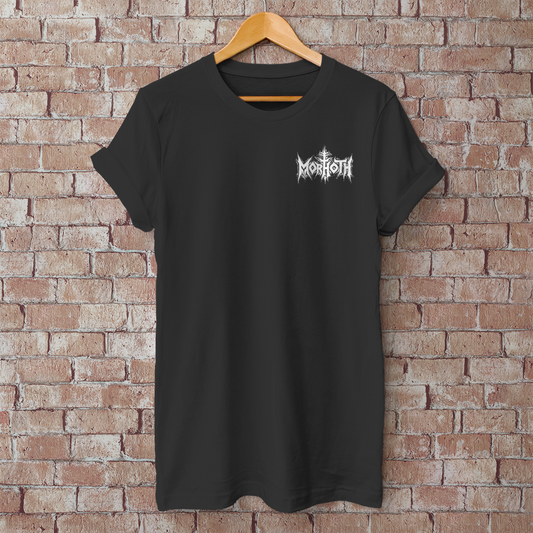 Herren T-Shirt Wald bei aufziehendem Wind