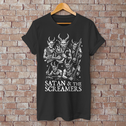 Herren T-Shirt Satan & The Screamers