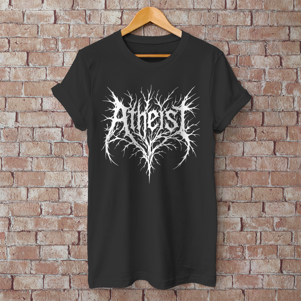 Herren T-Shirt Atheist Logo