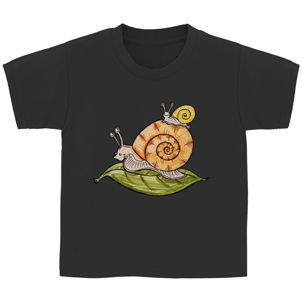 Kinder T-Shirt Krabbelcrew Schnecke on Tour