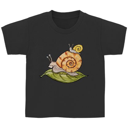 Kinder T-Shirt Krabbelcrew Schnecke on Tour
