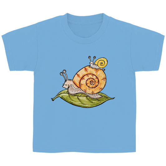 Kinder T-Shirt Krabbelcrew Schnecke on Tour
