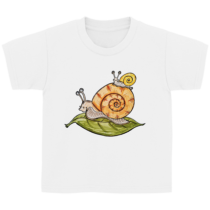 Kinder T-Shirt Krabbelcrew Schnecke on Tour