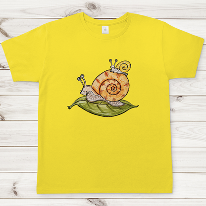Herren T-Shirt Krabbelcrew Schnecke on Tour