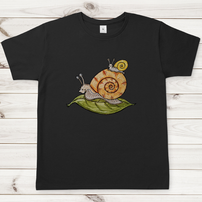 Herren T-Shirt Krabbelcrew Schnecke on Tour