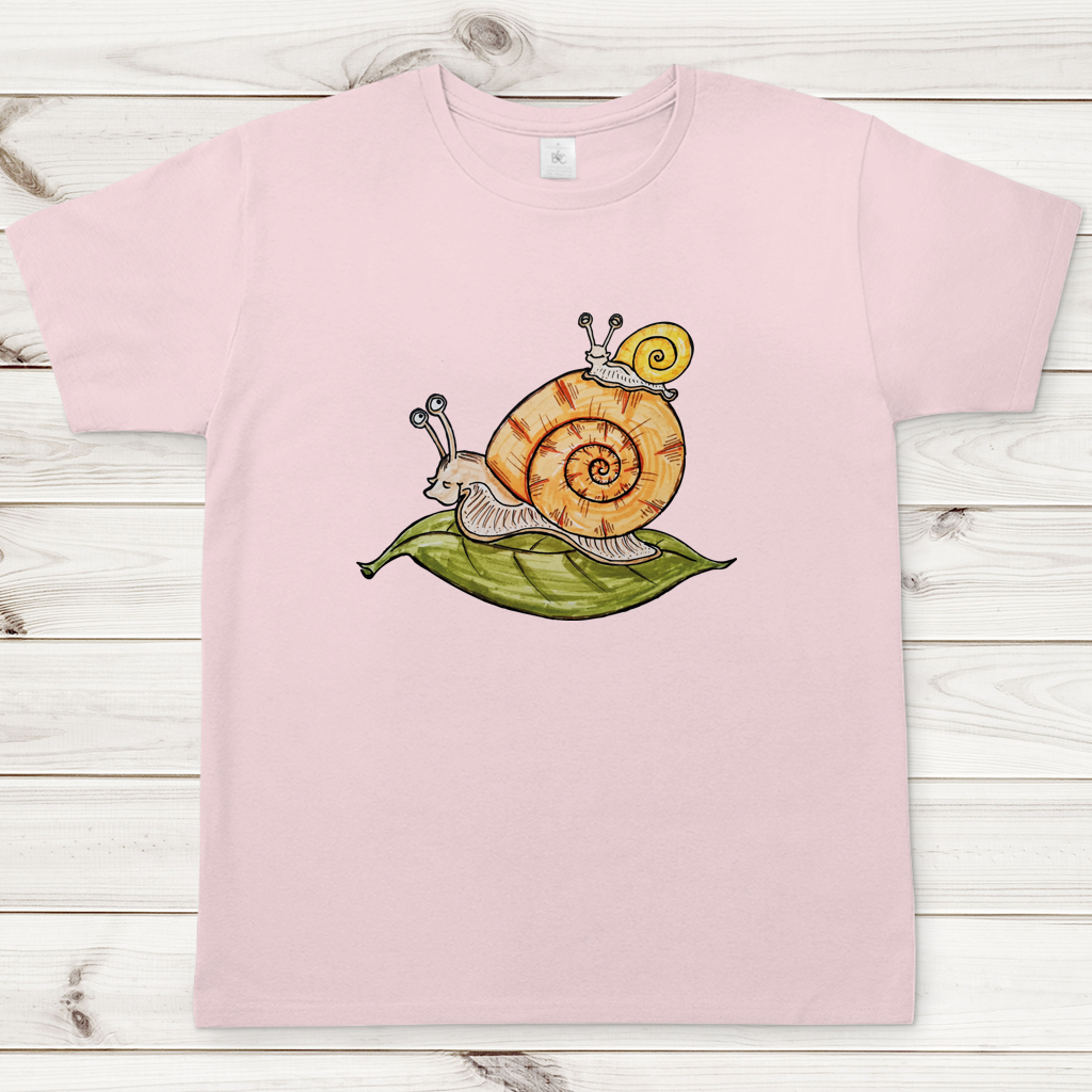 Herren T-Shirt Krabbelcrew Schnecke on Tour