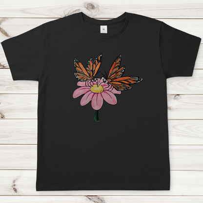 Herren T-Shirt Krabbelcrew Schmetterlinge