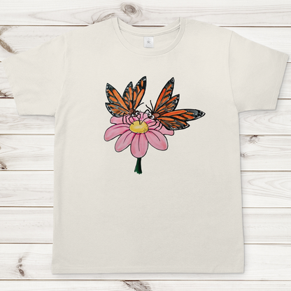 Herren T-Shirt Krabbelcrew Schmetterlinge