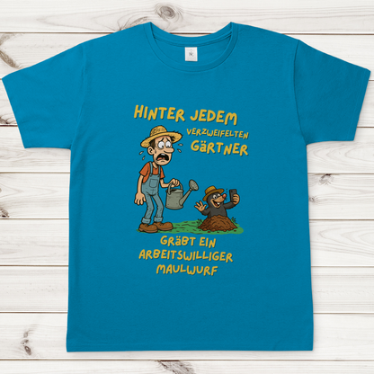 Herren T-Shirt Maulwurf  vs. Gärtner