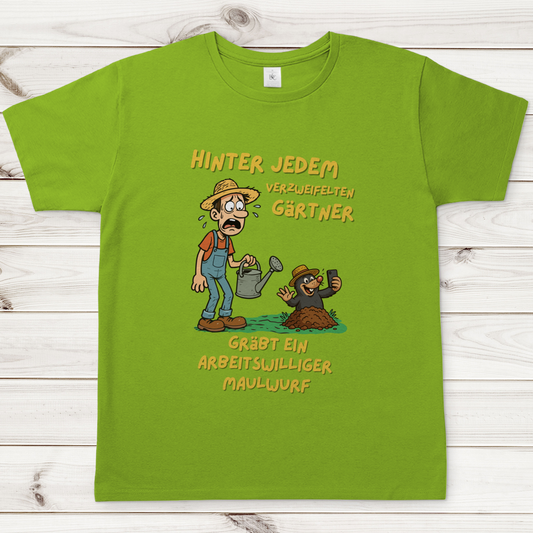 Herren T-Shirt Maulwurf  vs. Gärtner