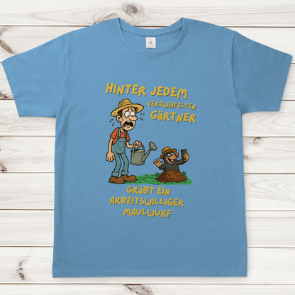 Herren T-Shirt Maulwurf  vs. Gärtner