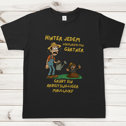 Herren T-Shirt Maulwurf  vs. Gärtner