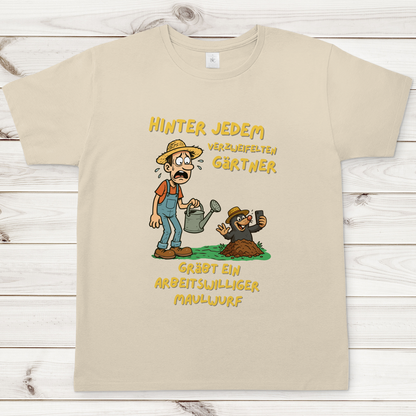 Herren T-Shirt Maulwurf  vs. Gärtner